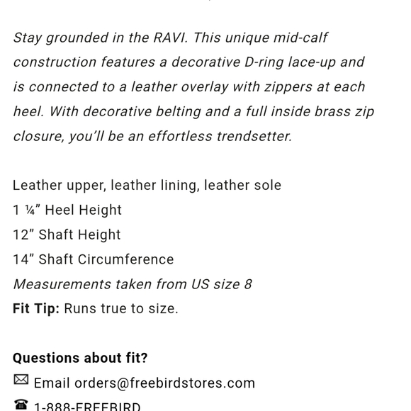 Ravi Freebird Boots - Picture 2 of 11